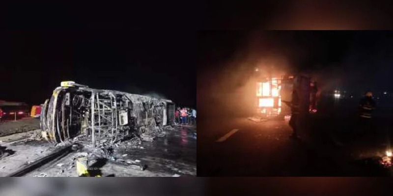 Bus Terbakar di Jalan Tol India, 26 Tewas dan Delapan Terluka