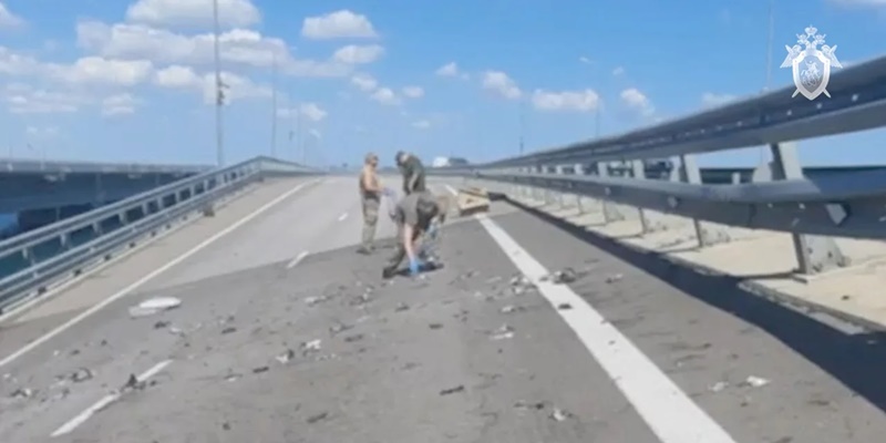Dua Tewas dalam Ledakan Jembatan Krimea, Rusia Kembali Tuding Ukraina