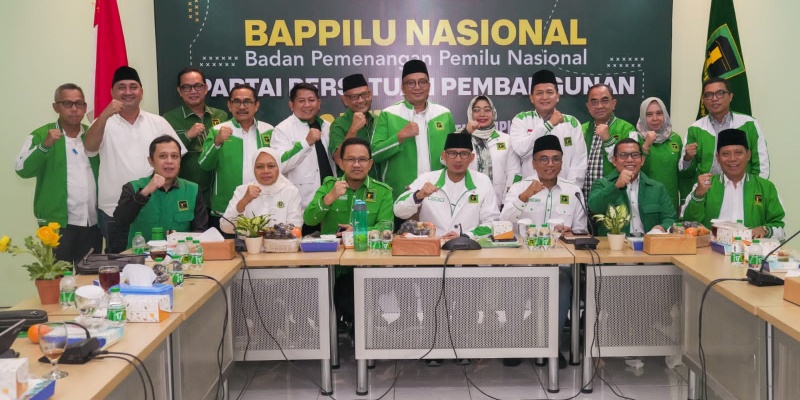 PPP Gelar Rapat Bappilu Nasional, Mardiono Serahkan Hasil Kajian Dapil ke Sandiaga Uno