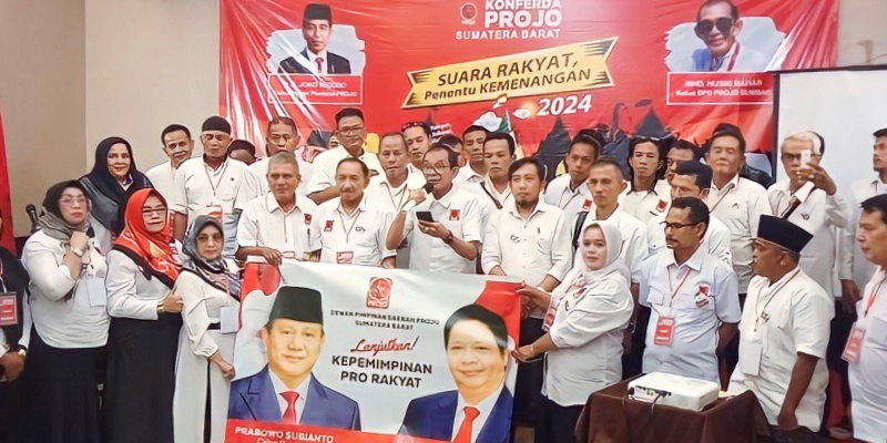 Hasil Konferda, Projo Sumbar Dukung Prabowo-Airlangga untuk Pilpres 2024