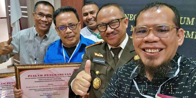 Hari Adhyaksa, JMSI Terima Penghargaan dari Kejaksaan Tinggi Aceh