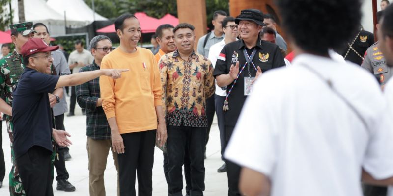 Presiden Jokowi Optimistis Anak Muda Papua Bisa Kuasai Pasar di Masa Depan