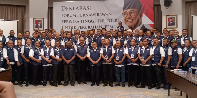 Suarakan Perubahan, Forum Purnawirawan Pati TNI-Polri Kompak Dukung Anies