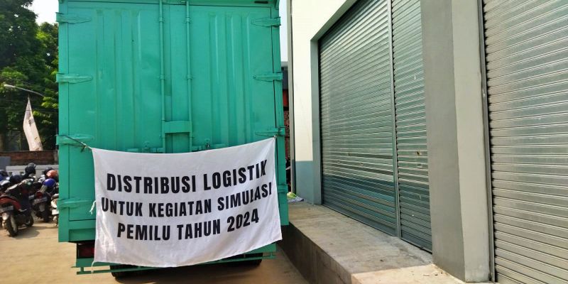 KPU Simulasikan Pengiriman Logistik Pemilu ke Daerah