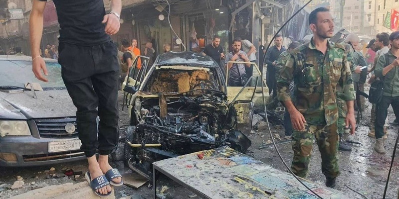 Ledakan Bom Mobil di Damaskus, Enam Tewas