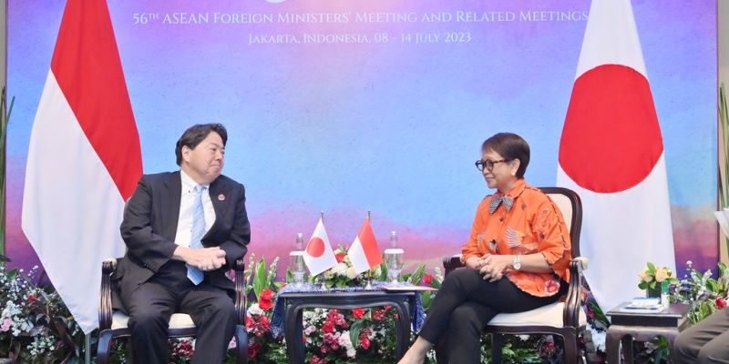 Menteri Luar Negeri Jepang dan Indonesia Sepakat Tingkatkan Kerja Sama Bilateral