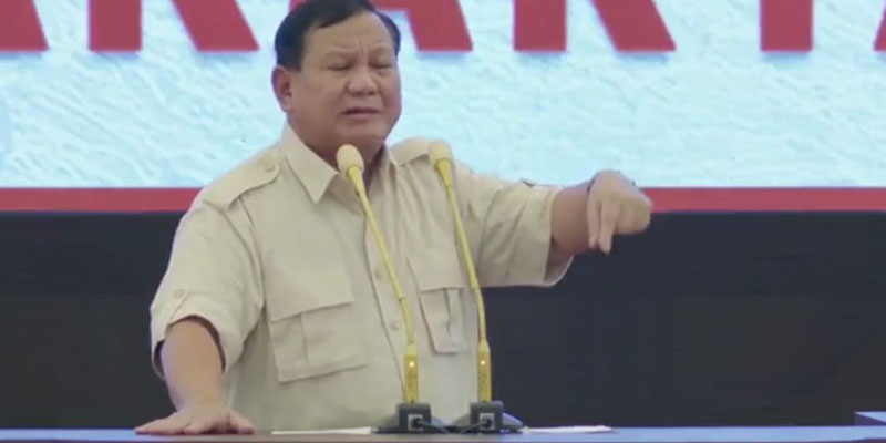 "Honden en Inlander Verboden", Prabowo: Jangan Hina Rakyat Saya