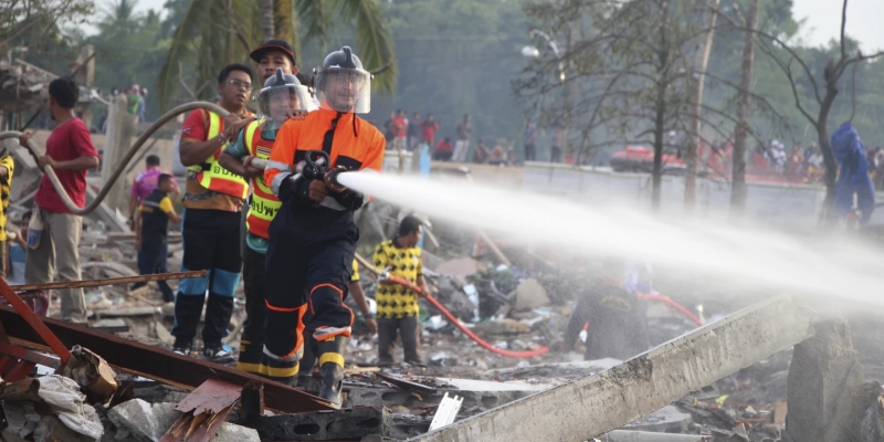 Ledakan di Gudang Kembang Api Guncang Thailand Selatan, 10 Orang Tewas