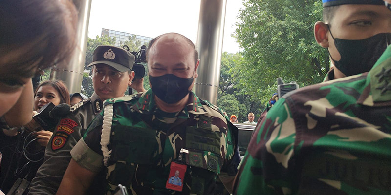 Koordinasi Kasus Suap di Basarnas, Puspom Mabes TNI Sambangi Gedung Merah Putih KPK