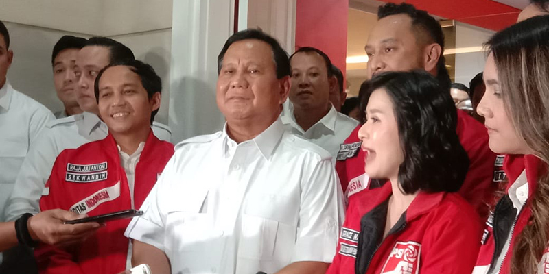 Yang Penting Kemampuan, Prabowo Tak Masalah Umur Cawapres di Bawah 40 Tahun