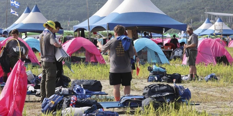 Diterjang Badai, Korea Selatan Evakuasi 36 Ribu Peserta Jambore Dunia