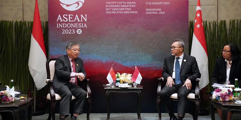 Pertemuan Bilateral, Indonesia-Singapura Sepakat Bentuk Kelompok Kerja Perdagangan