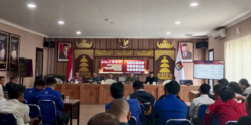 KPU Lampung Umumkan Hasil Verifikasi Administrasi Perbaikan, 229 Bacaleg Dinyatakan TMS