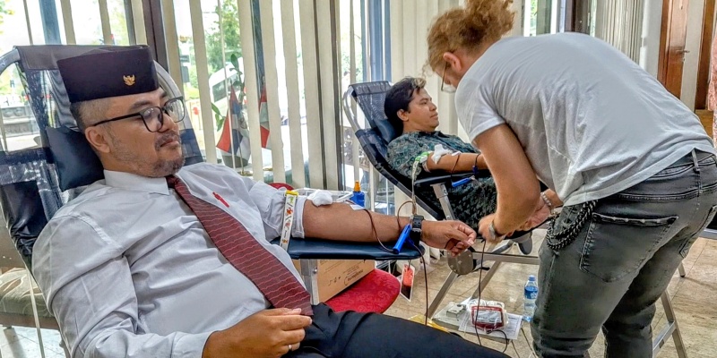 Tak hanya Upacara, HUT RI di Serbia Dibalut Aksi Donor Darah