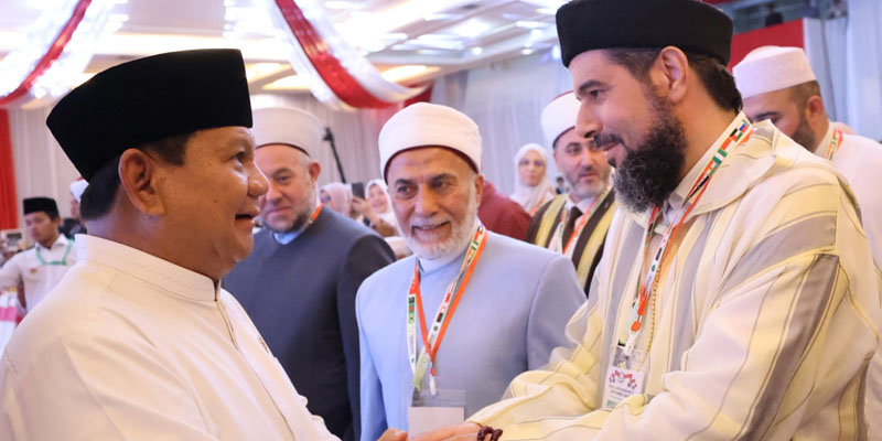 Muktamar Sufi Internasional, Prabowo: Kepercayaan Dunia pada Indonesia Menguat