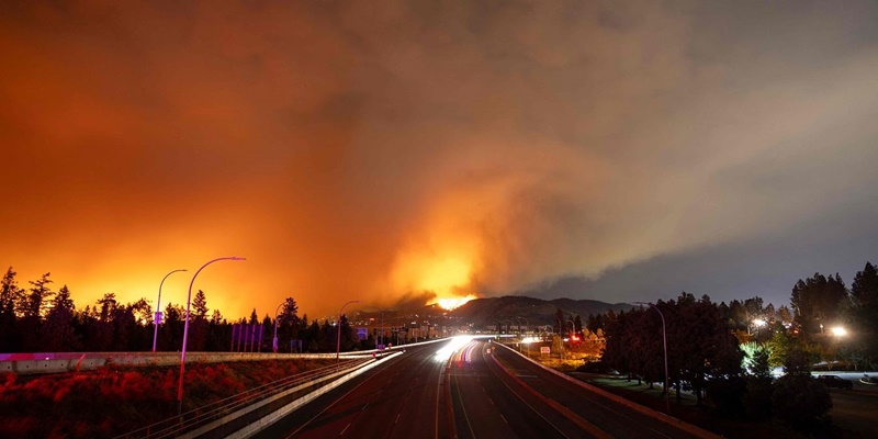 Kebakaran Hutan Kanada Kian Meluas, Seluruh Warga Yellowknife dan Kelowna Dievakuasi