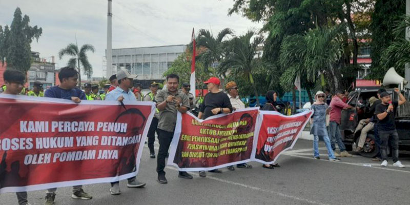 Gelar Unjuk Rasa, Warga Aceh Desak Kasus Kematian Imam Masykur Diusut Tuntas
