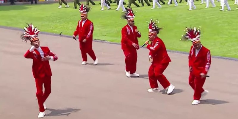 Momen HUT RI, Grup Musik M.A.C Bimbingan PYCH Bangga Manggung di Istana