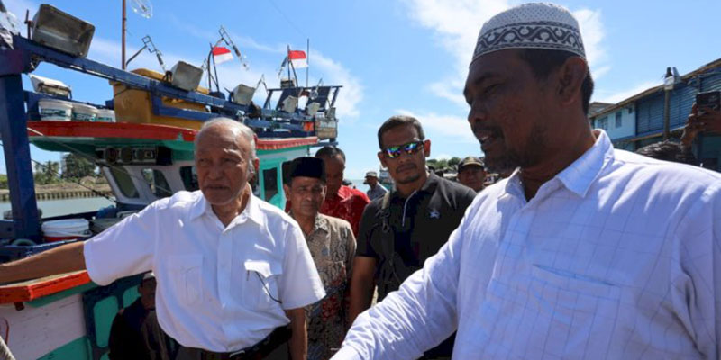Dikunjungi Wali Nanggroe, Nelayan Aceh Timur Curhat Soal Tingginya Retribusi Hasil Tangkapan