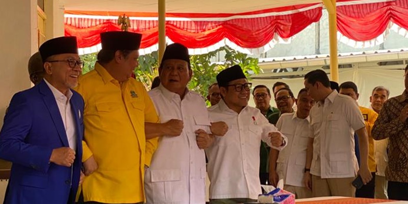 Gabungnya Golkar dan PAN Diyakini bisa Tambal Lumbung Suara di Basis Kekalahan Prabowo 2019