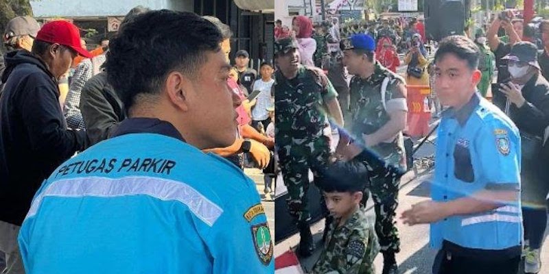 Baju Petugas Parkir Bentuk Sindiran Bernas Gibran untuk Megawati