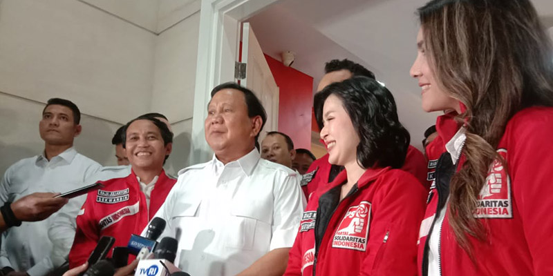 Kunjungan Prabowo ke PSI Dipertanyakan Publik, Pengamat: Sekecil Apapun Dukungan Politik Tetap Penting