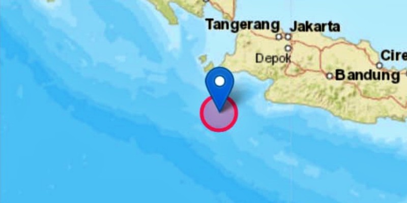 Gempa Bumi di Laut Banten Terasa Hingga Jakarta