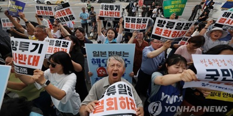Protes Rencana Pembuangan Limbah Nuklir Fukushima, Pecinta Lingkungan Korsel Ancam Boikot Produk Jepang