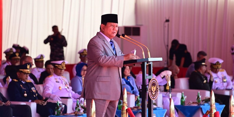 Menhan Prabowo: Kita Perlu Kekuatan Maritim yang Tangguh