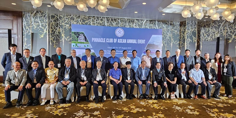 Peserta Pinnacle Club of ASEAN di Hanoi, Vietnam, tanggal 16 sampai 19 Agustus 2023.
