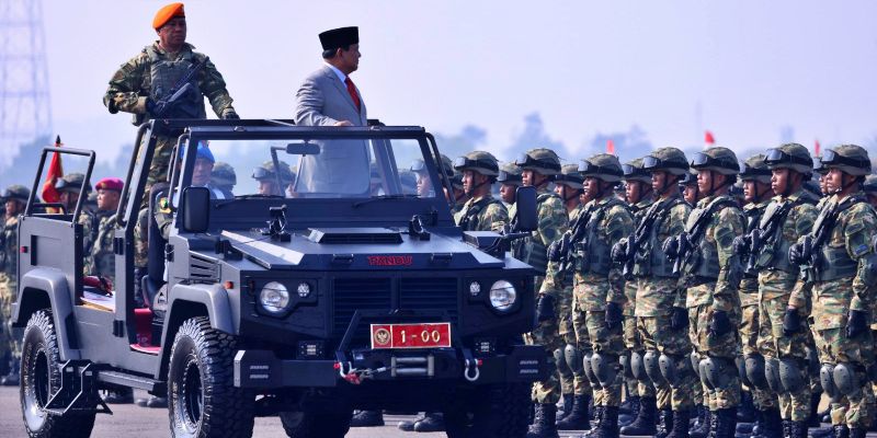 Lantik 2.497 Personel Komcad 2023, Prabowo Sampaikan Pesan Presiden Jokowi
