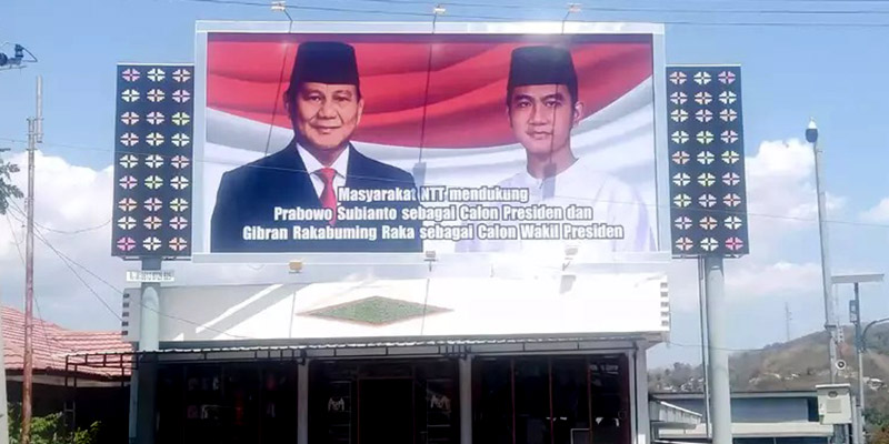 Baliho Prabowo-Gibran Muncul di Labuan Bajo, Muzani: Itu Sebuah Harapan