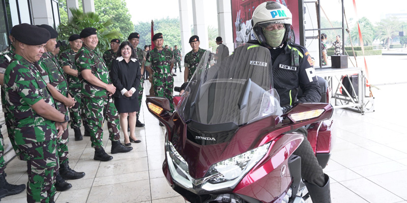 Mabes TNI Terima 8 Motor Kawal Baru dari Sinar Mas