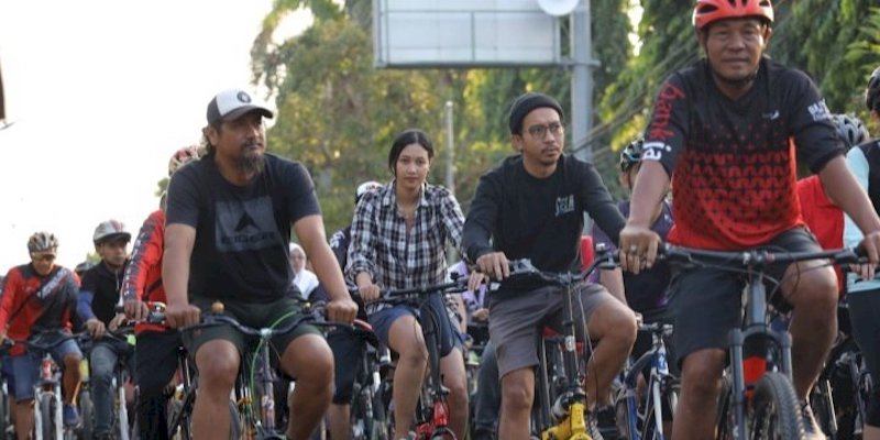 Sebanyak 1144 Orang Gowes Fun Bike Hari Jadi Kota Kediri