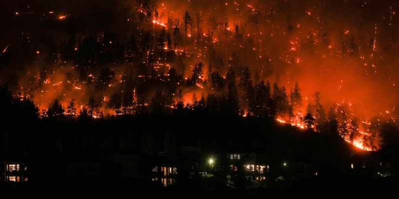 Canada wildfires spiral out of control and 35,000 people evacuated