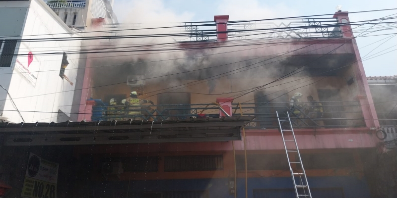 Kebakaran di Sukabumi Selatan, 11 Mobil Pemadam Diterjunkan