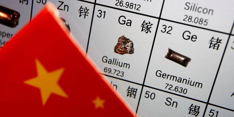China Setop Ekspor Dua Mineral Bahan Pokok Chip Semikonduktor