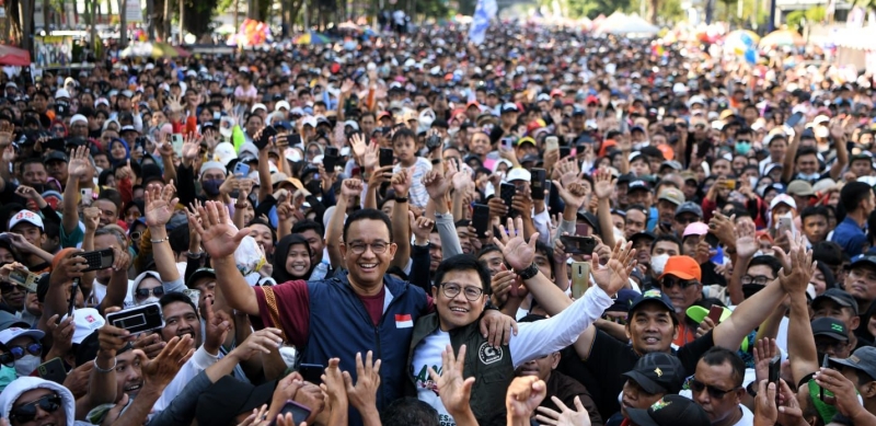Cak Imin Disambut Sejuta Pendukung di Makassar, Anies Sampai <i>Speechless</i>