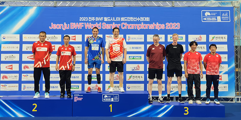 Legenda Bulu Tangkis Indonesia Sabet 4 Emas World Senior Championship di Korea
