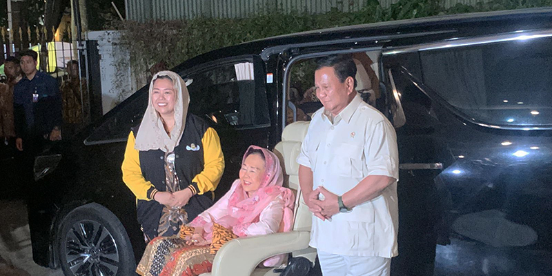Istri Gus Dur Tersenyum saat Ditanya Prabowo-Yenny Wahid Berpasangan di Pilpres 2024