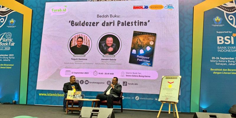 Di Islamic Book Fair, Teguh Jelaskan Mengapa Pilih Judul "Buldozer dari Palestina"