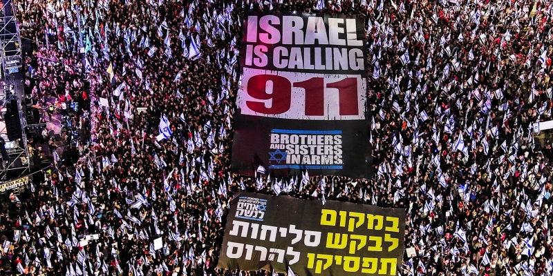 Jelang Keputusan MA Soal UU Kontroversial, Puluhan Ribu Warga Israel Turun ke Jalan