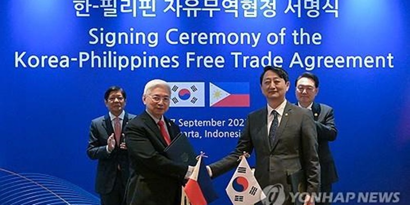 Di Jakarta, Korea Selatan dan Filipina Teken Pakta Perdagangan Bebas