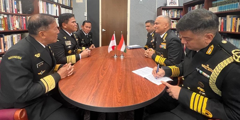 TNI AL dan Angkatan Laut India Komitmen Jaga Stabilitas Keamanan Samudera Hindia