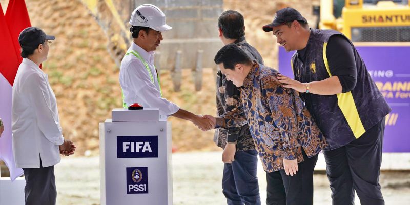 Terima Rp85,6 M dari FIFA, Jokowi Bangun  <i>National Training Center</i> di IKN