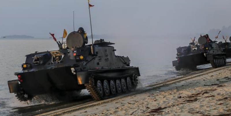 Jelang Operasi Amfibi Besar-besaran, Korps Marinir Laksanakan <i>Tactical Floor Game</i>