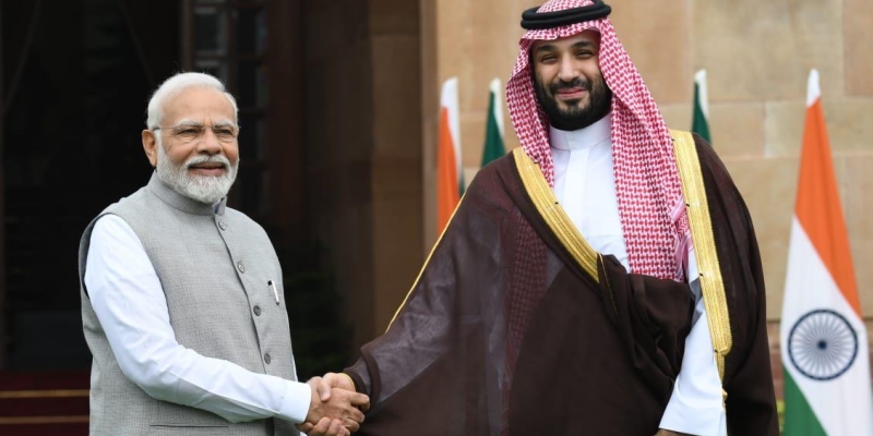 Tingkatkan Kerja Sama, Putra Mahkota Arab Saudi Temui PM Modi