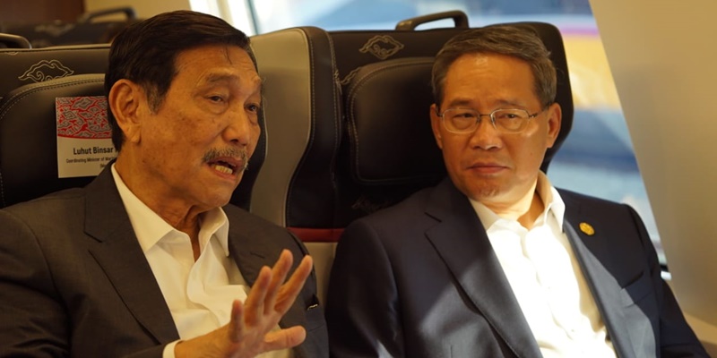 Didampingi Luhut, PM China Tinjau Proyek KA Cepat Jakarta-Bandung