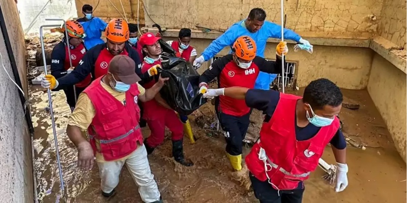 Korban Jiwa Banjir Bandang Libya Melonjak Jadi 11.300 Orang