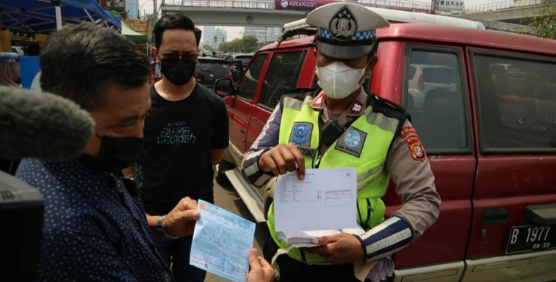 Tilang Uji Emisi Sasar 5 Lokasi di Jakarta